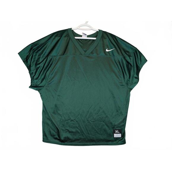 Nike Other - Nike Football Practice Jersey Green Mesh V Neck Athletic Mens XL